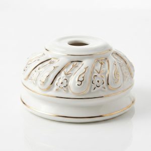 قطعه چینی با رنگ طلایی جهت ساخت لوستر