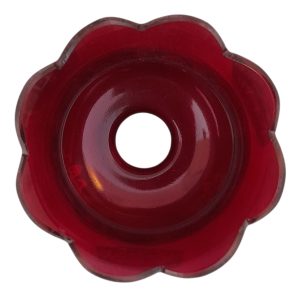 بدنه شیشه‌ای لاله سلطان با نقوش اسلیمی برجسته برای تولید آینه و شمعدان