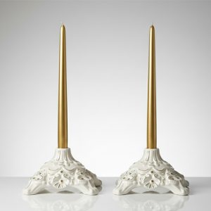 ست جفت شمعدان دکوراتیو لوکس مناسب میز ناهارخوری و کنسول.