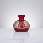 قطعه واسط شمعدان مدل سلطان با آبکاری طلا و طرح اسلیمی.